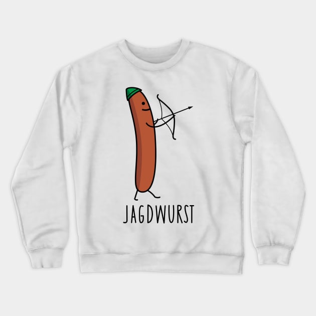 Archery hunting sausage Crewneck Sweatshirt by spontania